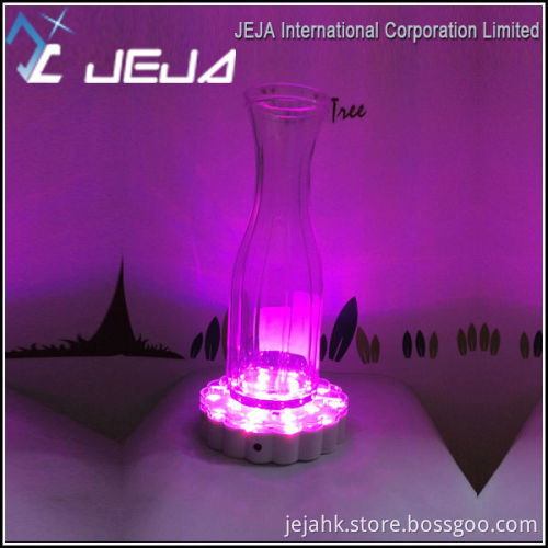 christmas decoration flower shape 6 inch led light base